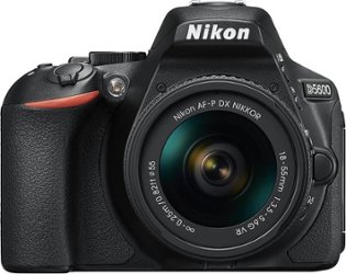 Nikon - D5600 DSLR Camera with AF-P DX NIKKOR 18-55mm f3.5-5.6G VR Lens